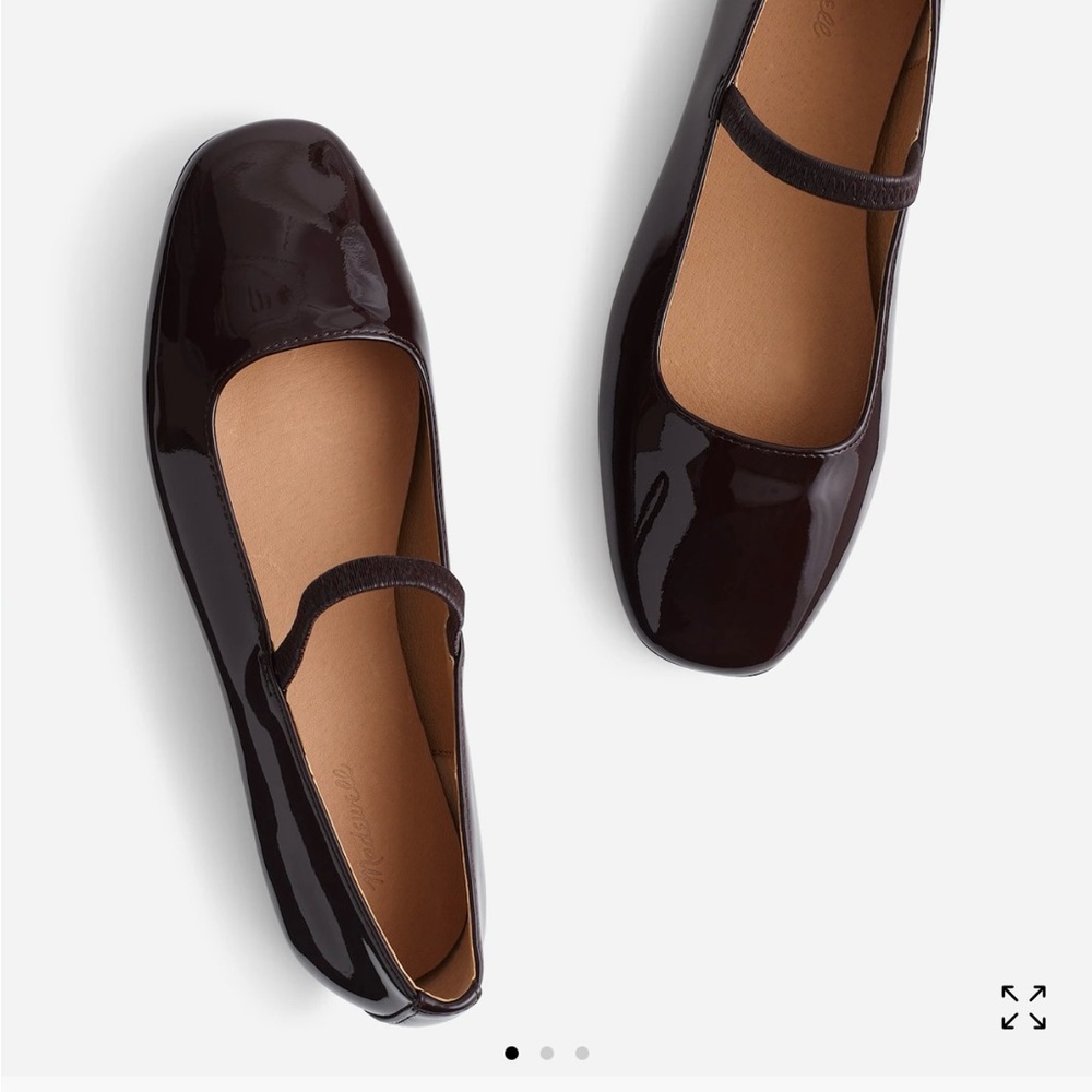 Madewell Women's Greta Ballet Flats Dark Plum